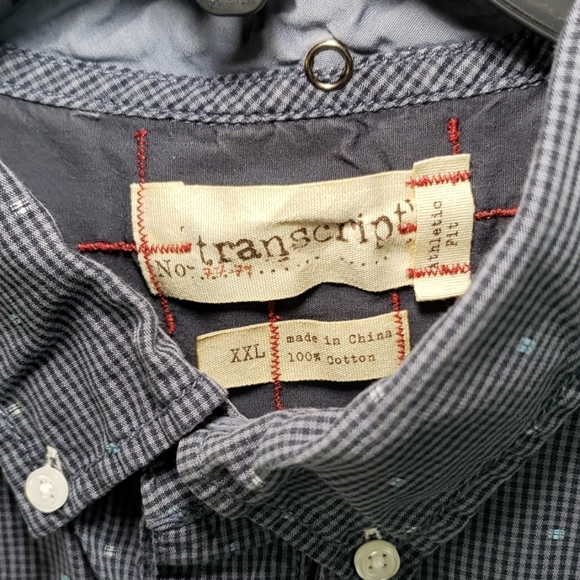 Transcript athletic fit short sleeve button up xxl - Picture 3 of 6